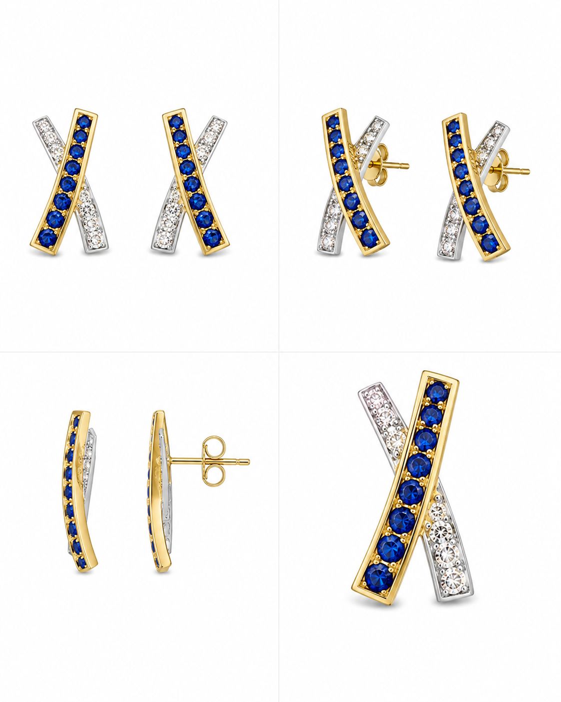 9KT NATURAL DIAMOND EARRING