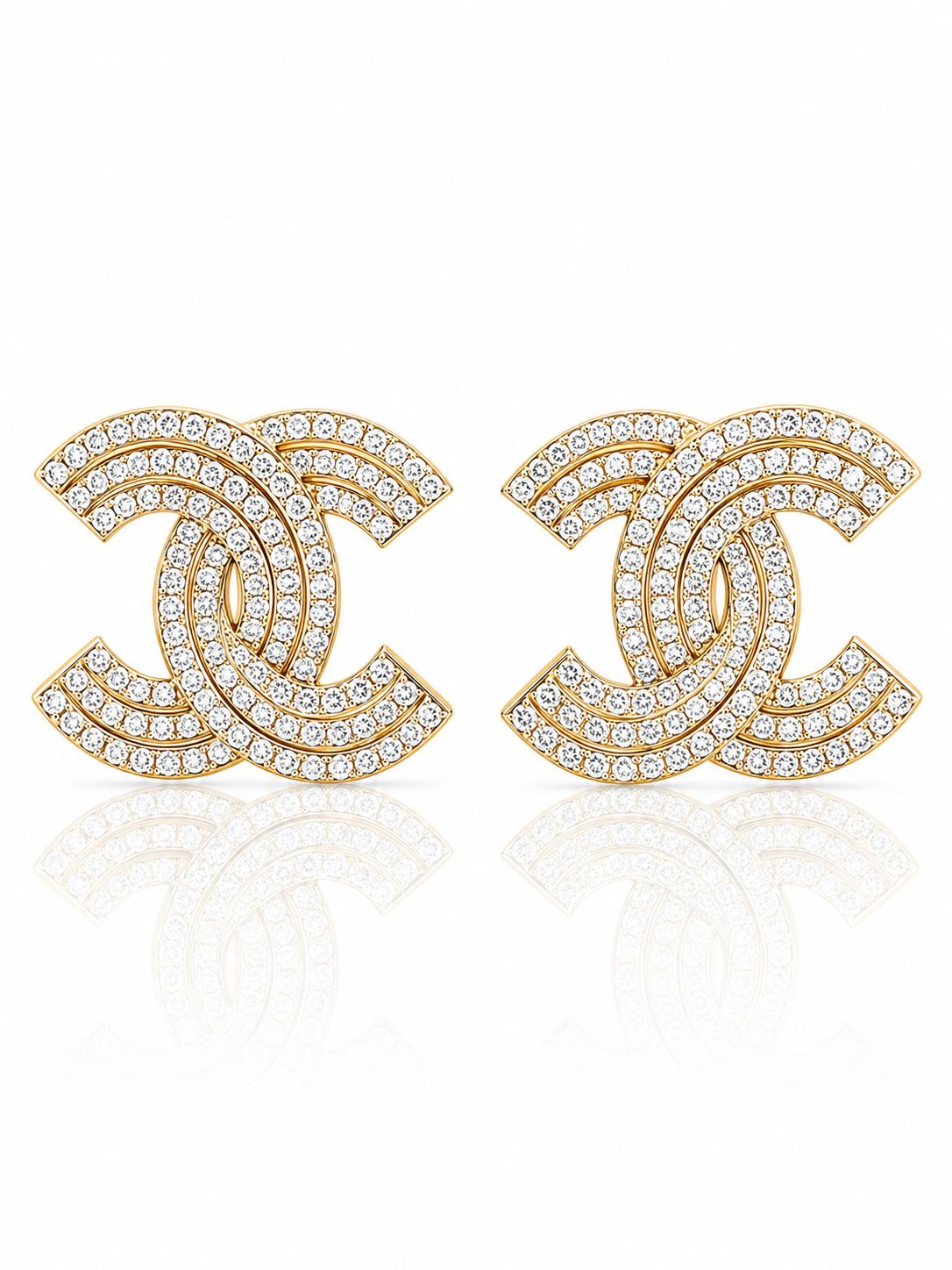 14KT NATURAL DIAMOND EARRING