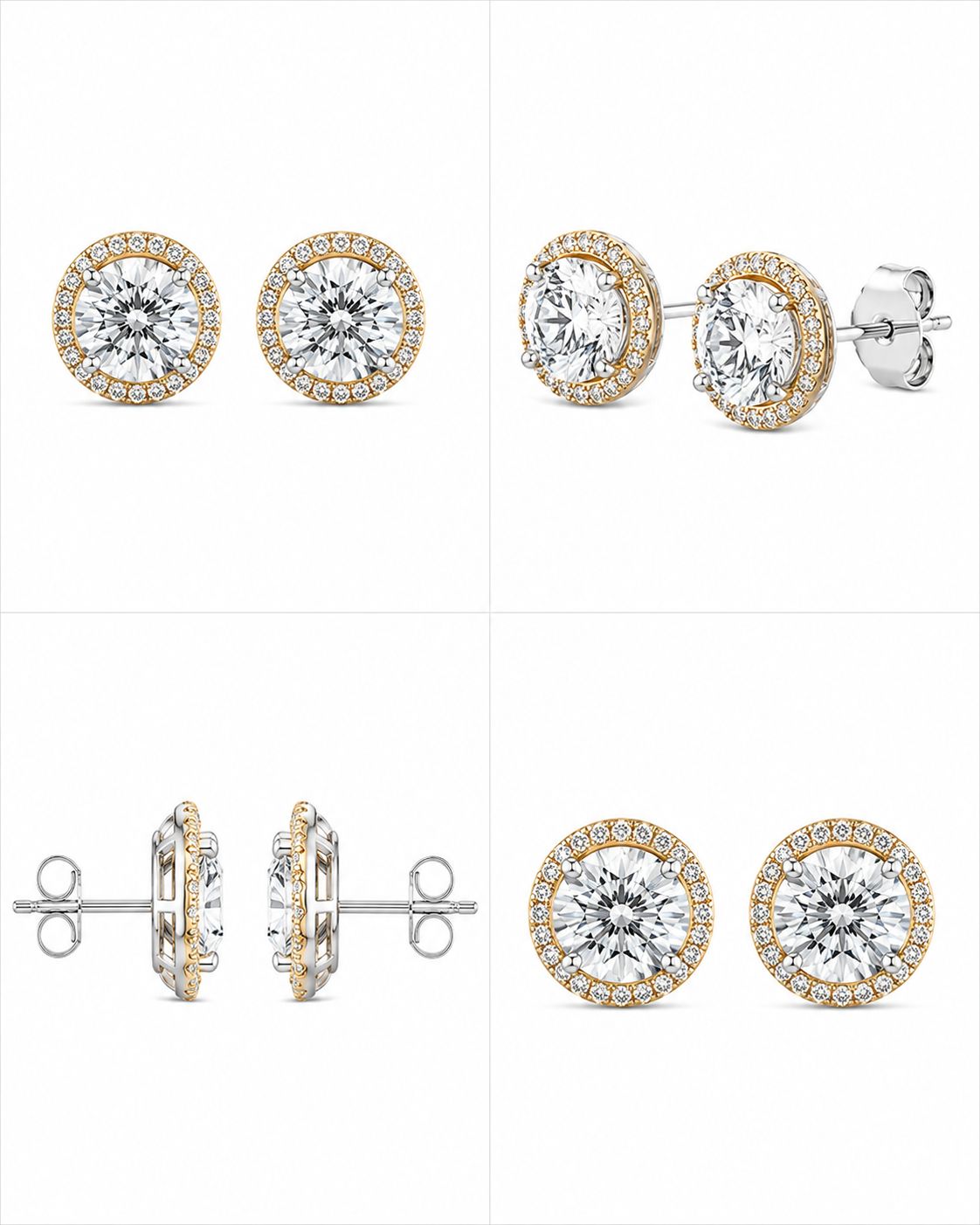 9KT LAB GROWN DIAMOND EARRING