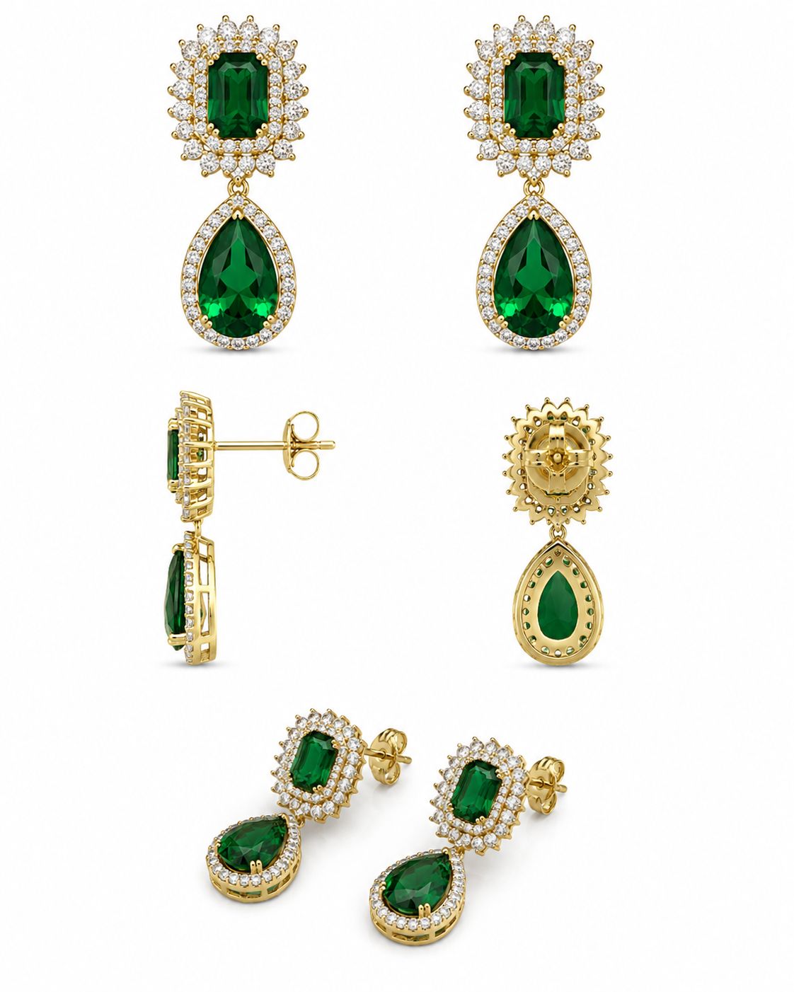 9KT LAB GROWN DIAMOND EARRING