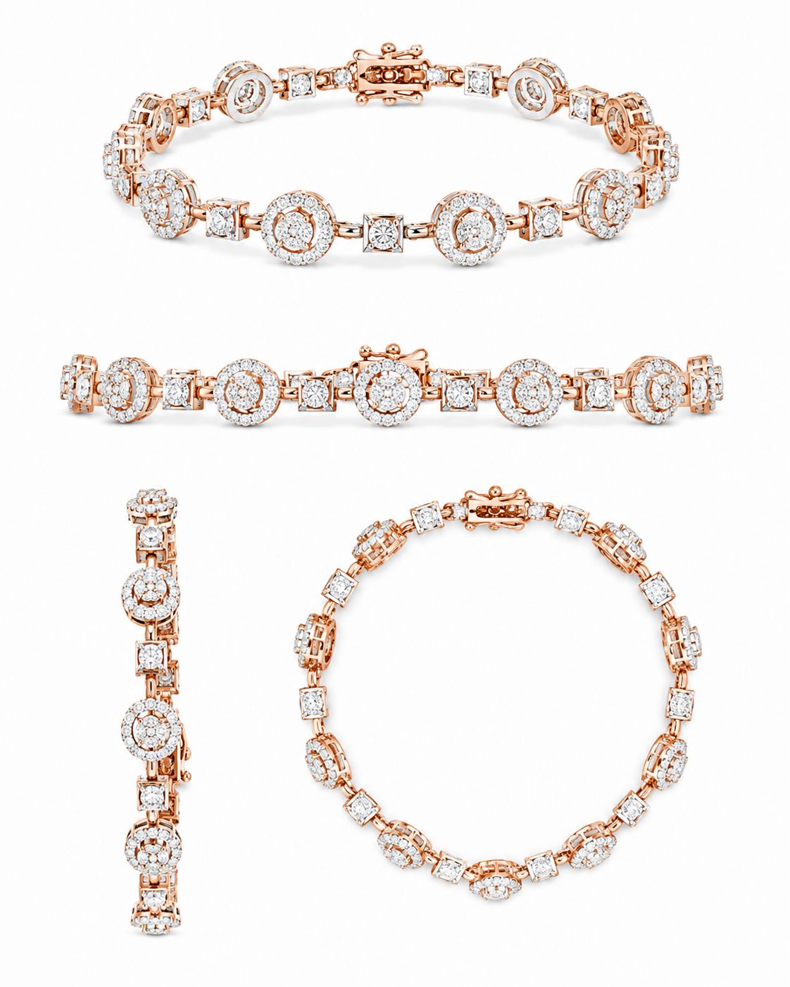 9KT LAB GROWN DIAMOND BRACELET