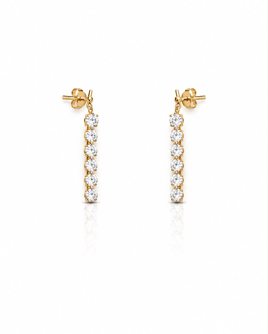 14KT NATURAL DIAMOND EARRING