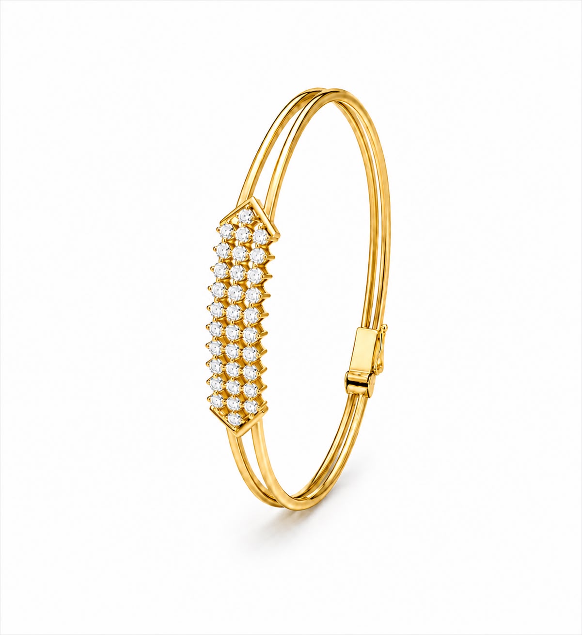 9KT NATURAL DIAMOND BRACELET