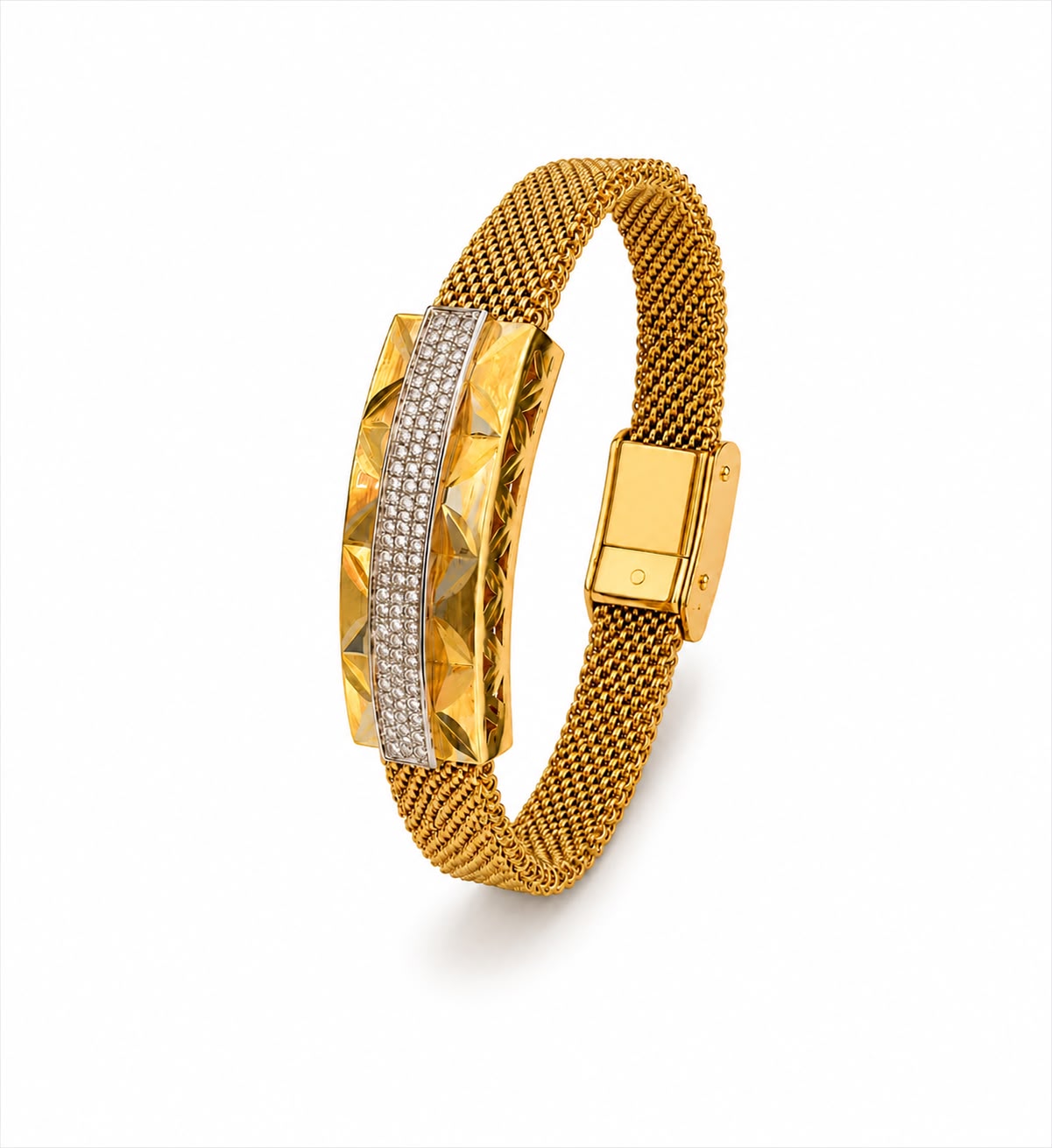 9KT NATURAL DIAMOND BRACELET
