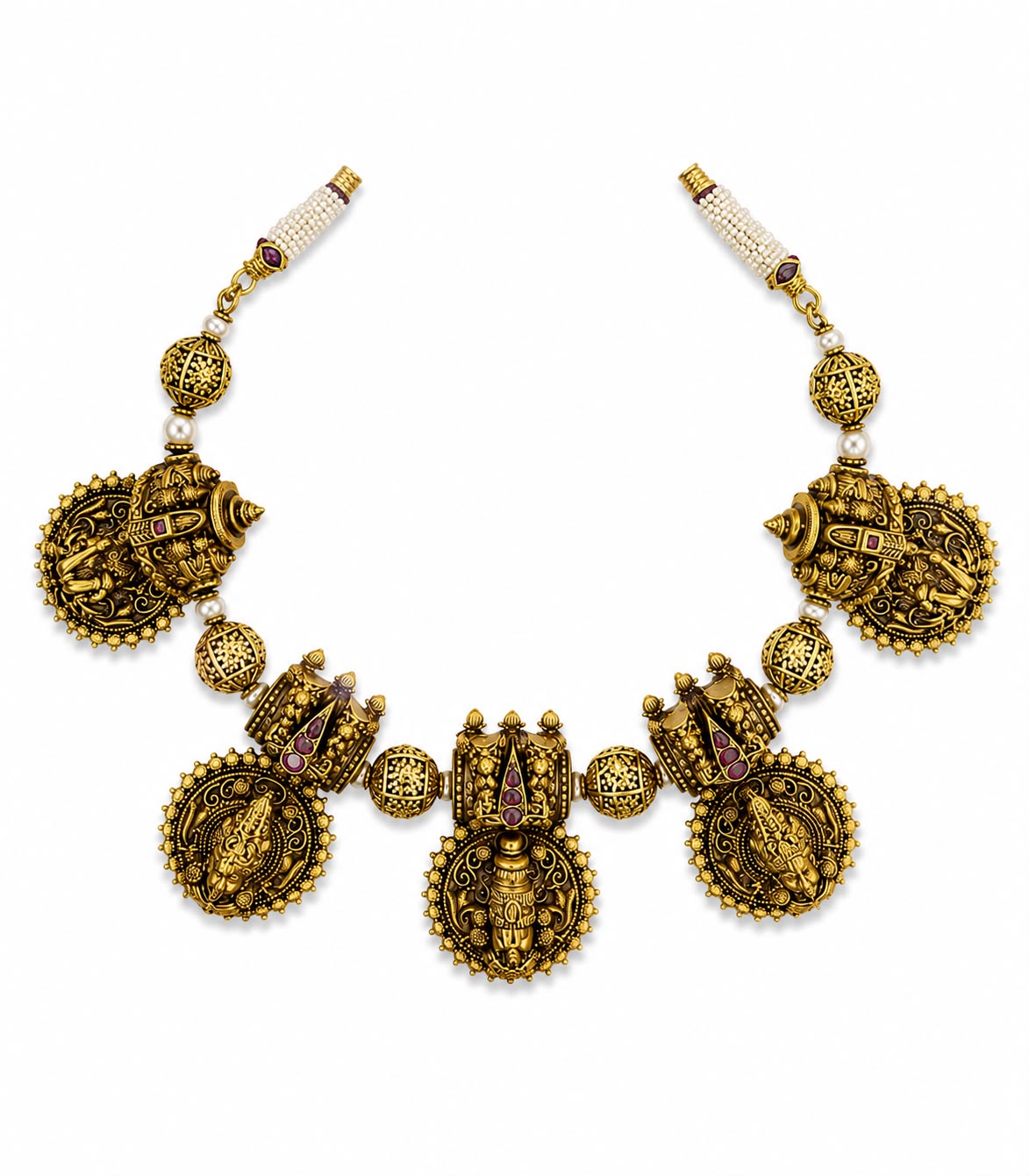 925 SILVER ETHNIC NECKLACE