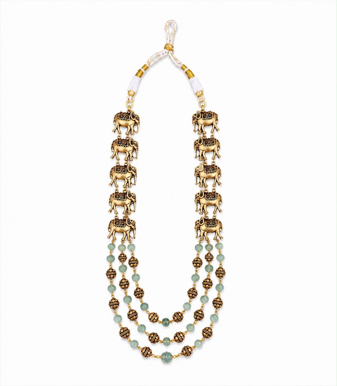 925 SILVER ETHNIC NECKLACE