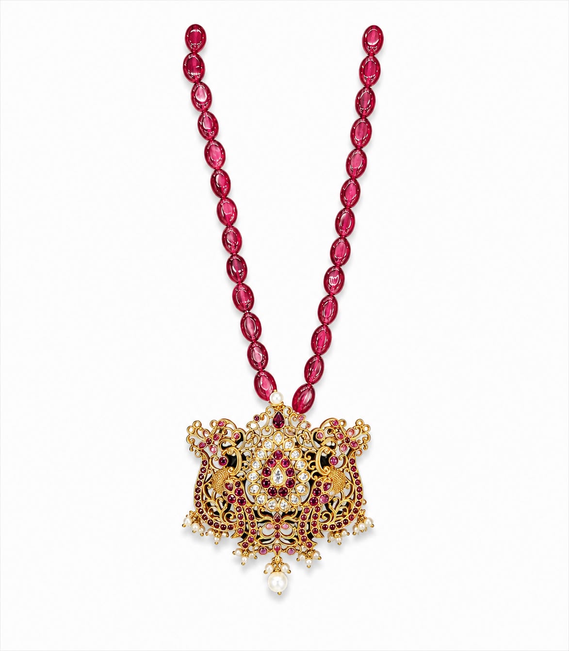 925 SILVER ETHNIC NECKLACE