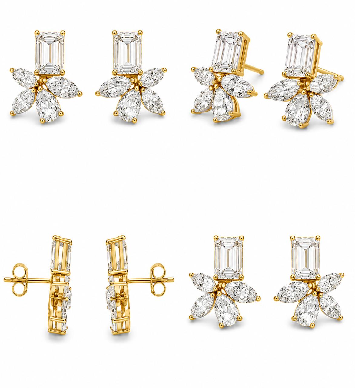 9KT LAB GROWN DIAMOND EARRING