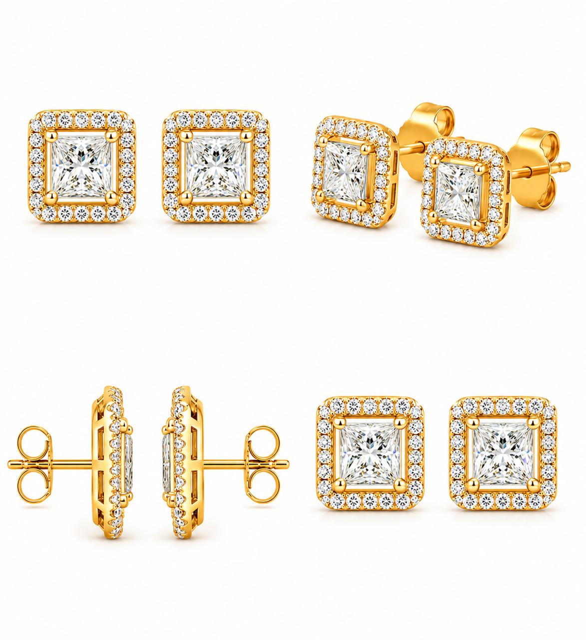 9KT LAB GROWN DIAMOND EARRING