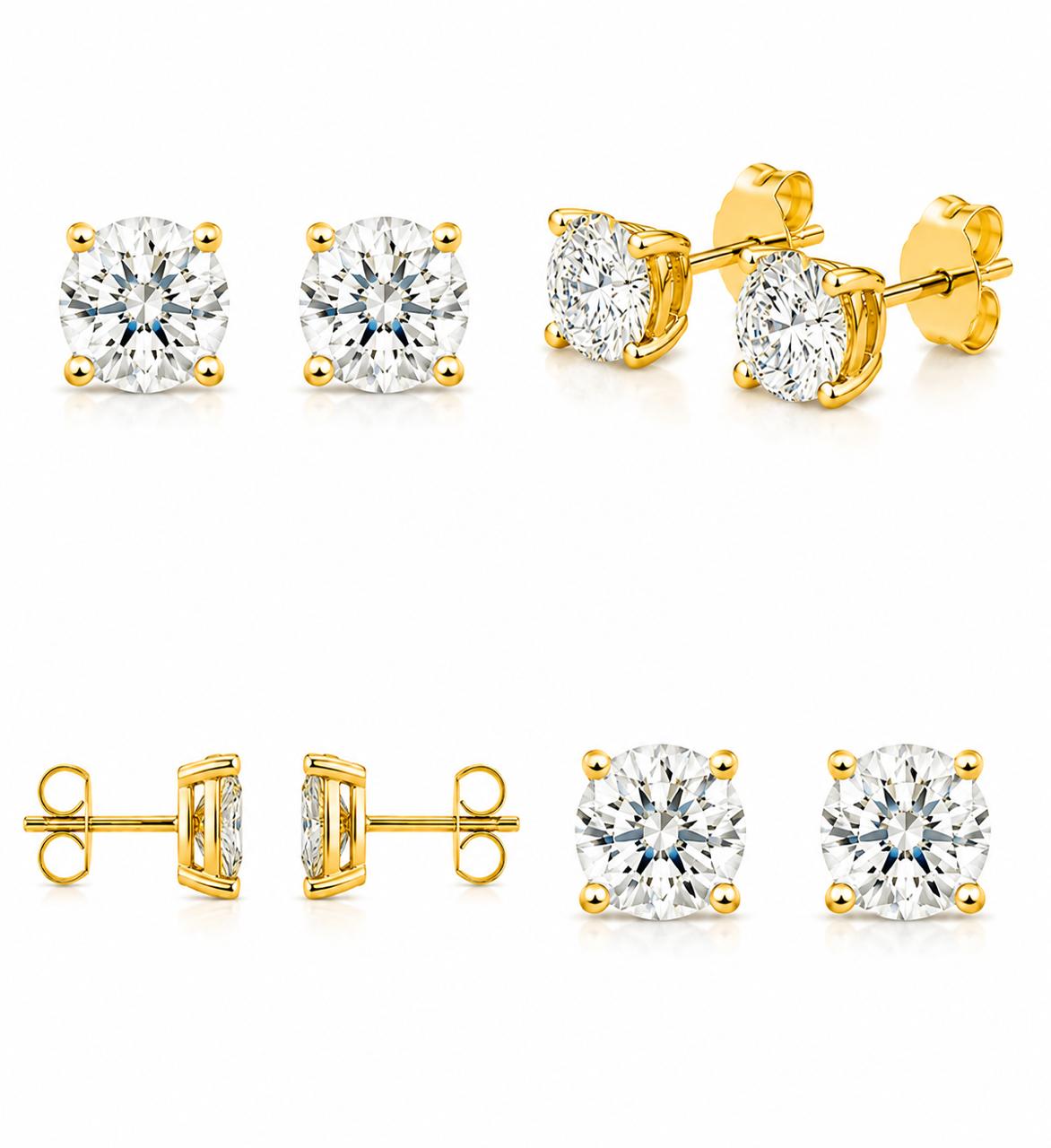 9KT LAB GROWN DIAMOND EARRING