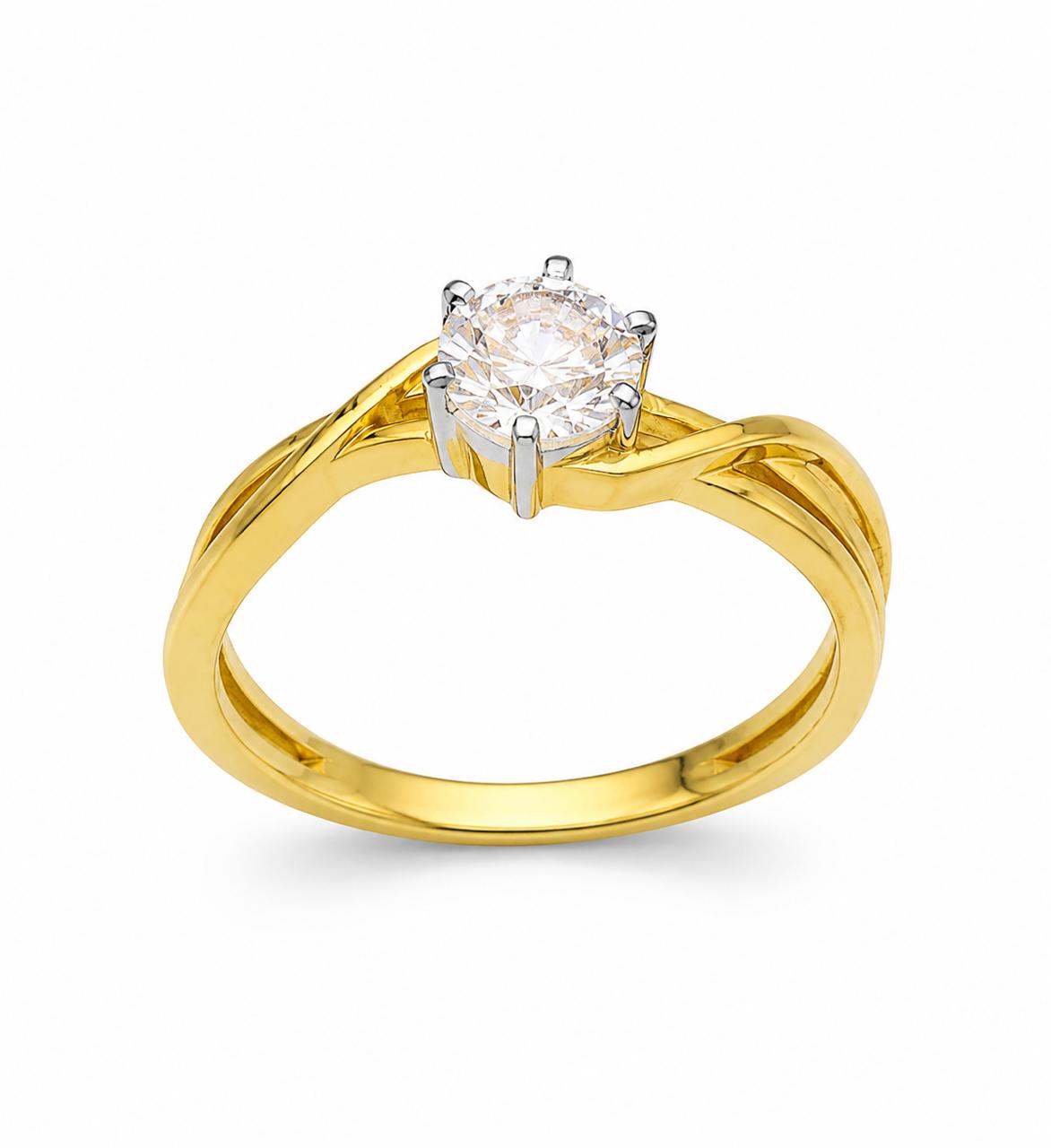 9KT LAB GROWN DIAMOND RING