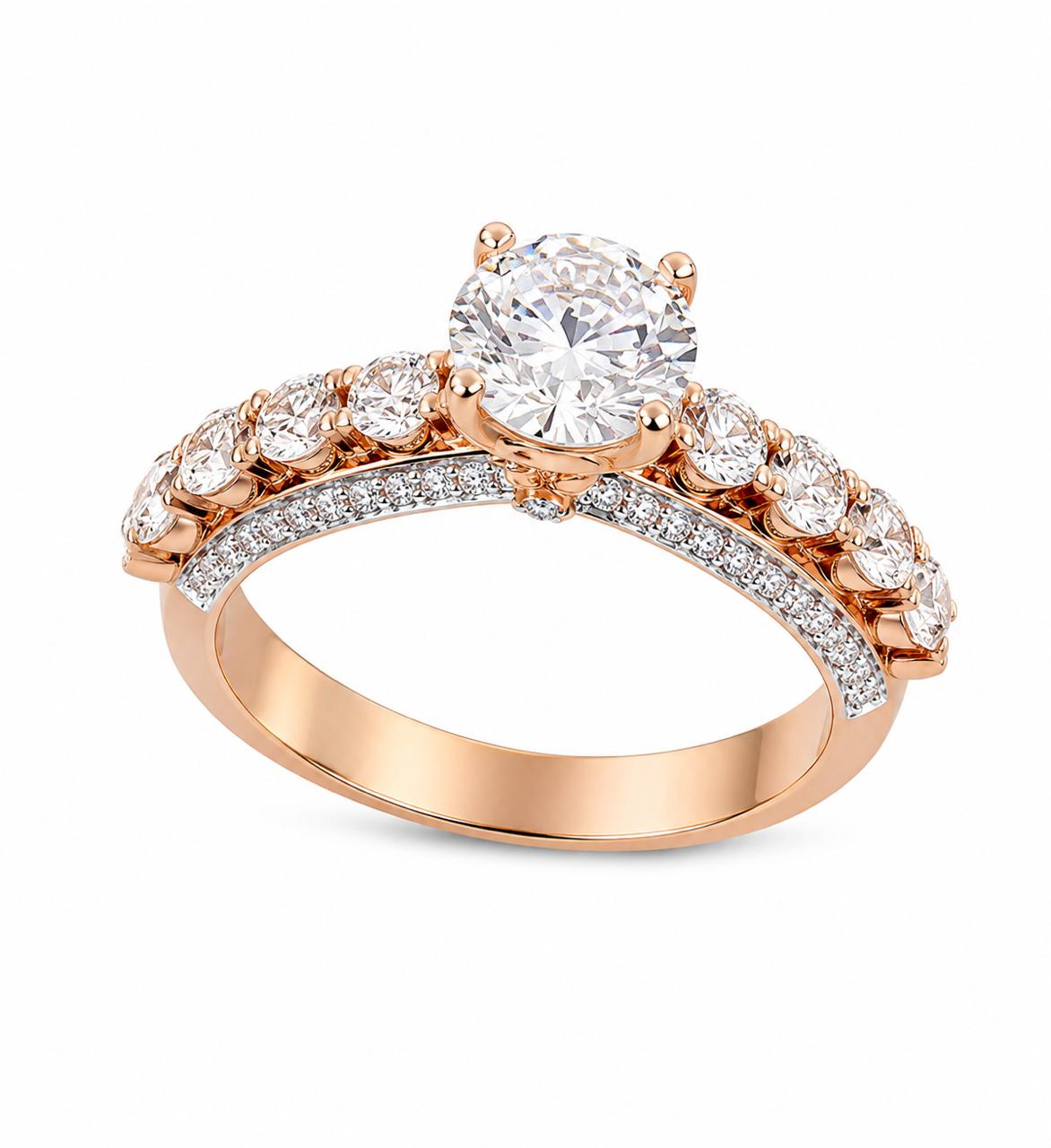 9KT LAB GROWN DIAMOND RING