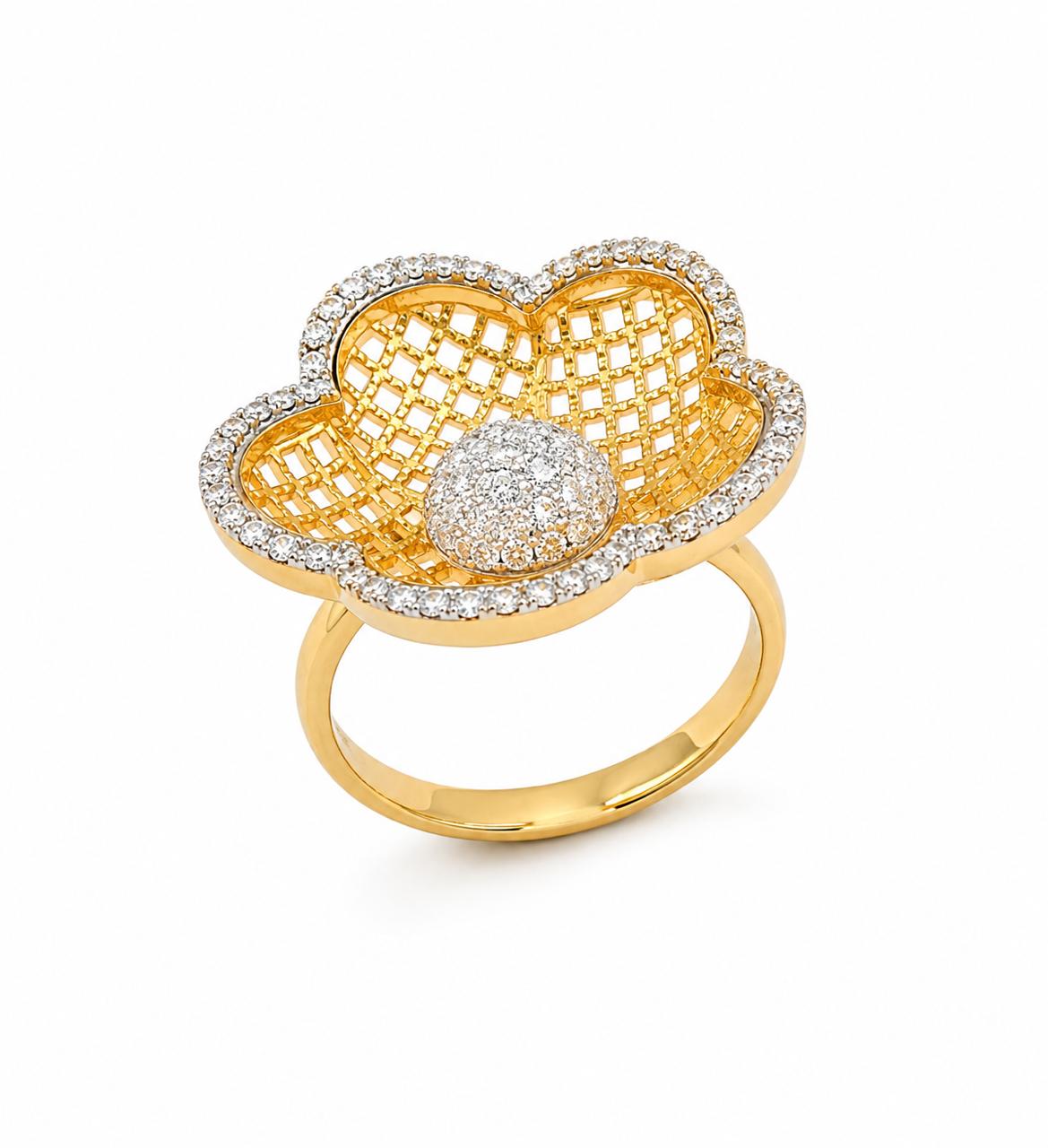 9KT LAB GROWN DIAMOND RING