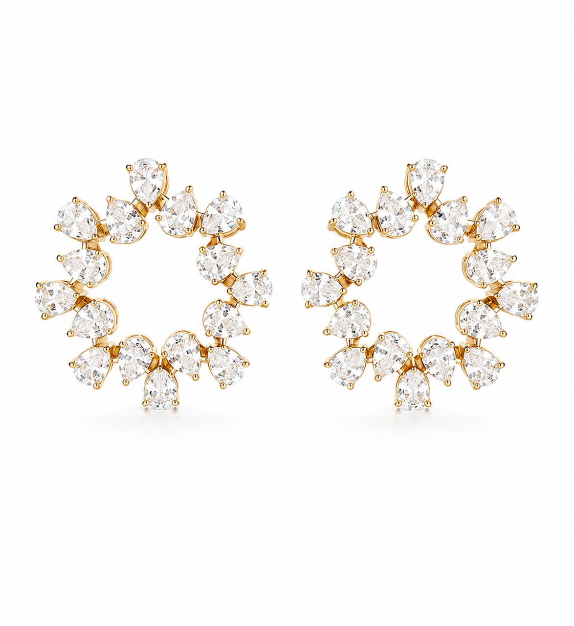 9KT LAB GROWN DIAMOND EARRING