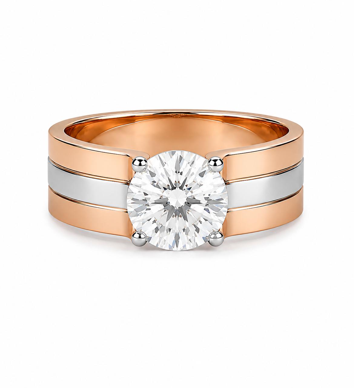 9KT LAB GROWN DIAMOND RING