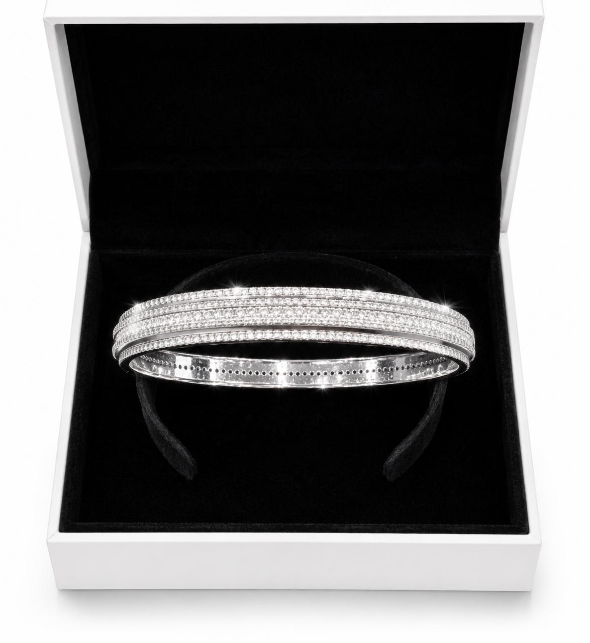 Lab Grown 925 Silver diamond bracelet