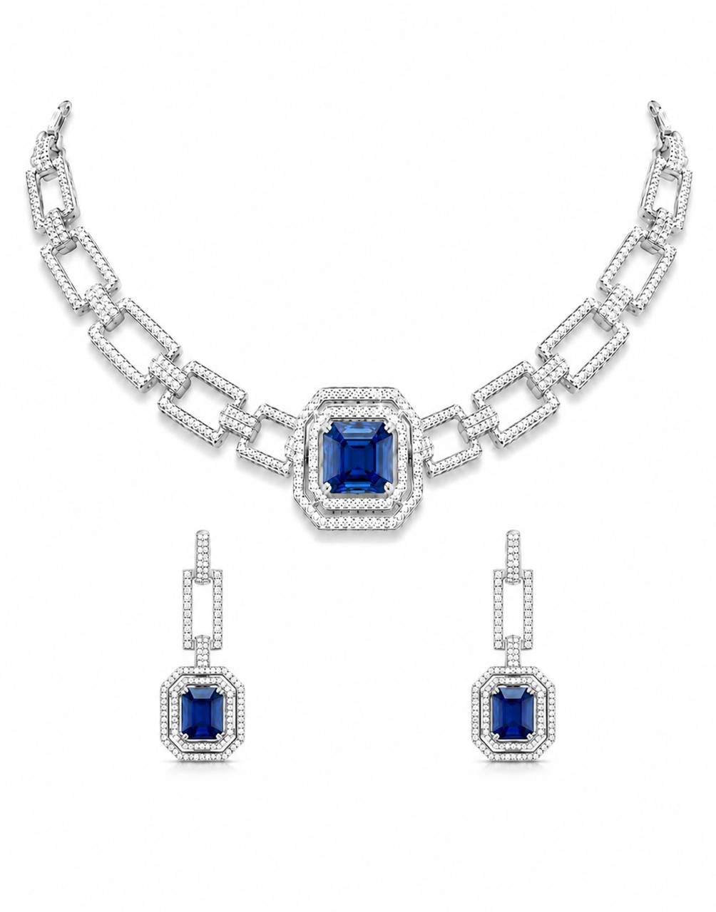14KT NATURAL DIAMOND PENDANT SET