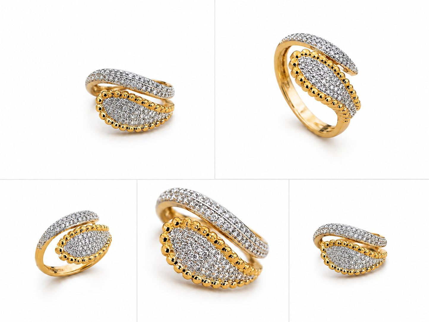14KT NATURAL DIAMOND RING