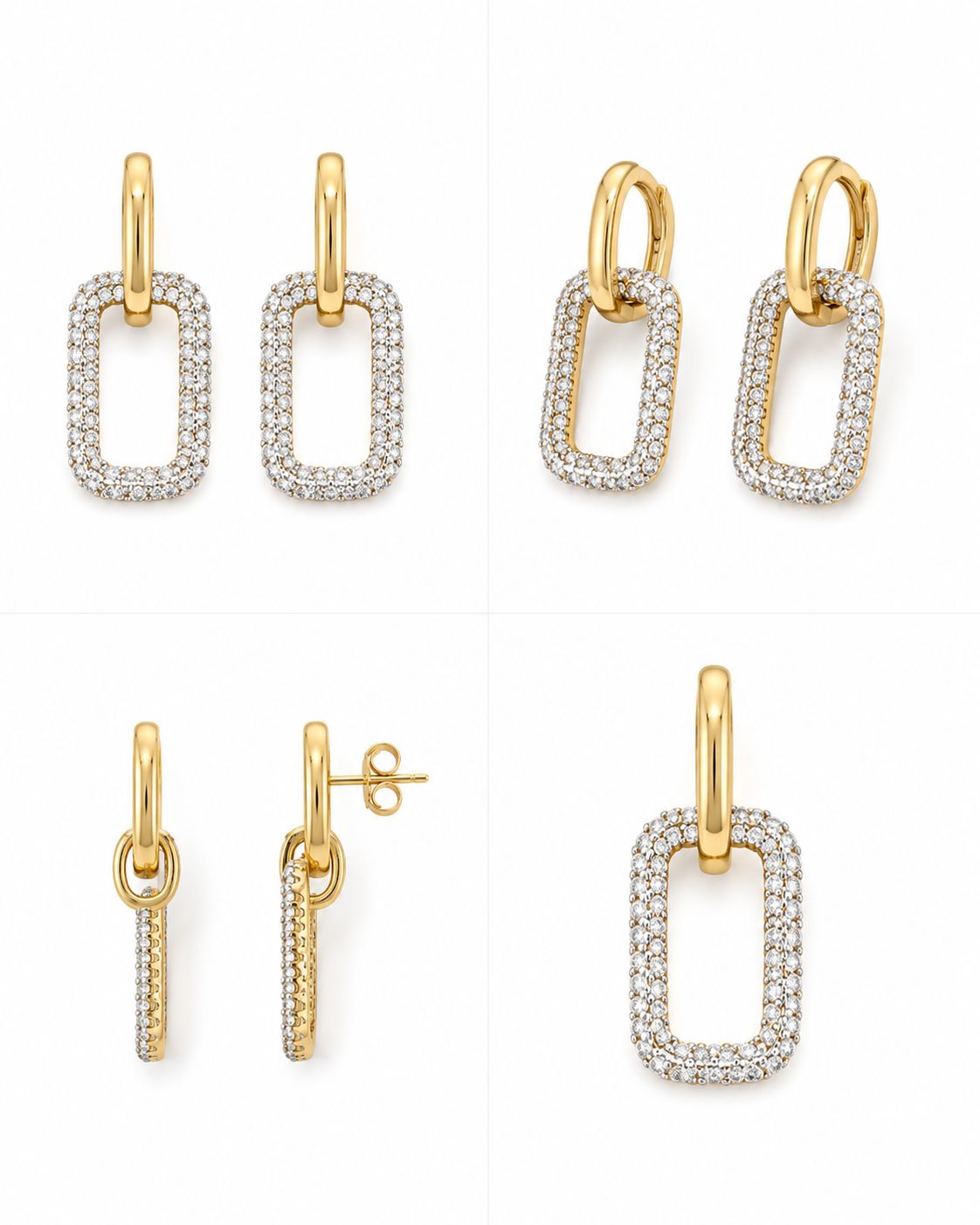 9KT NATURAL DIAMOND EARRING