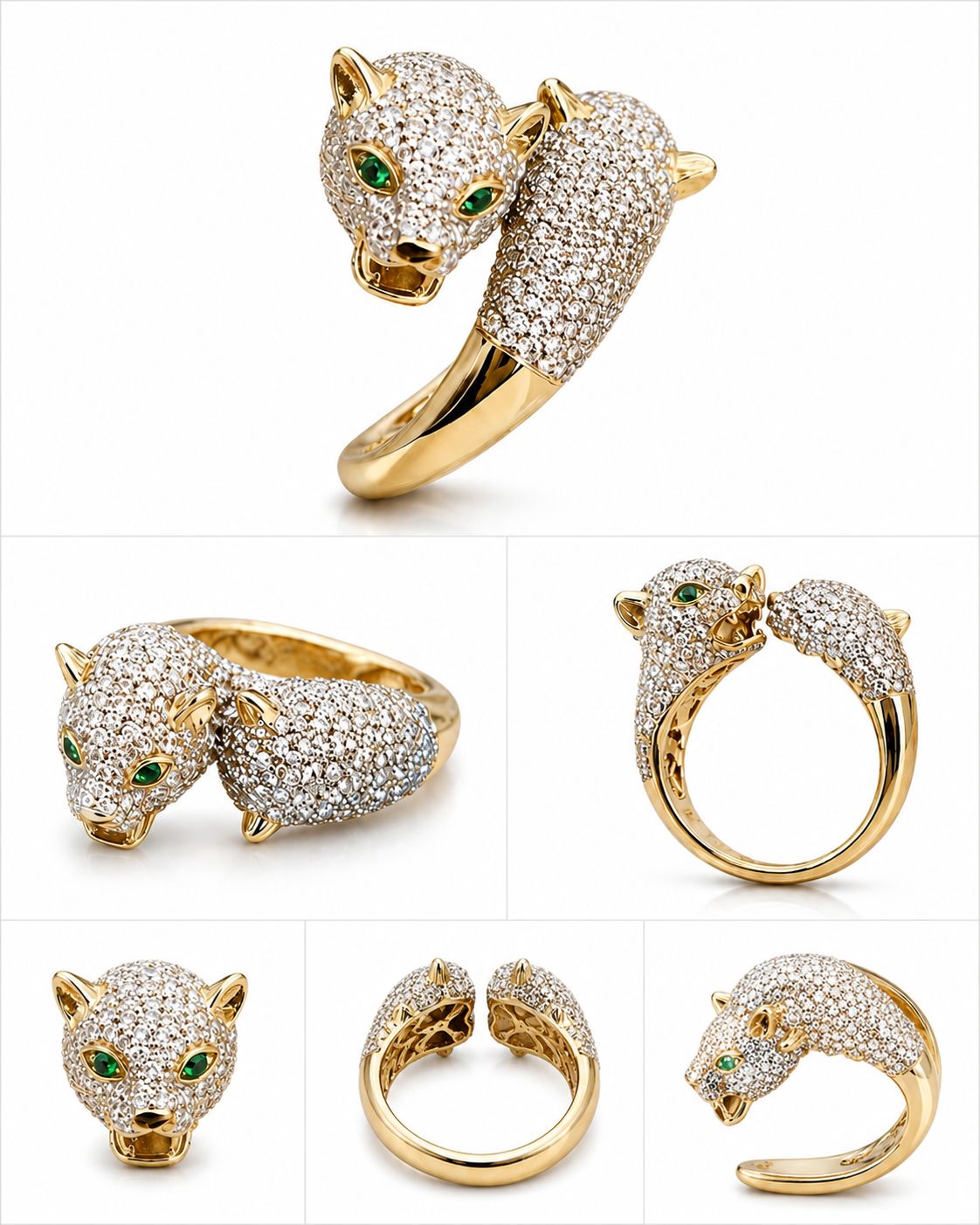 14KT NATURAL DIAMOND RING