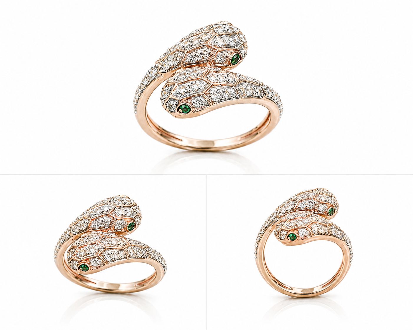 14KT NATURAL DIAMOND RING