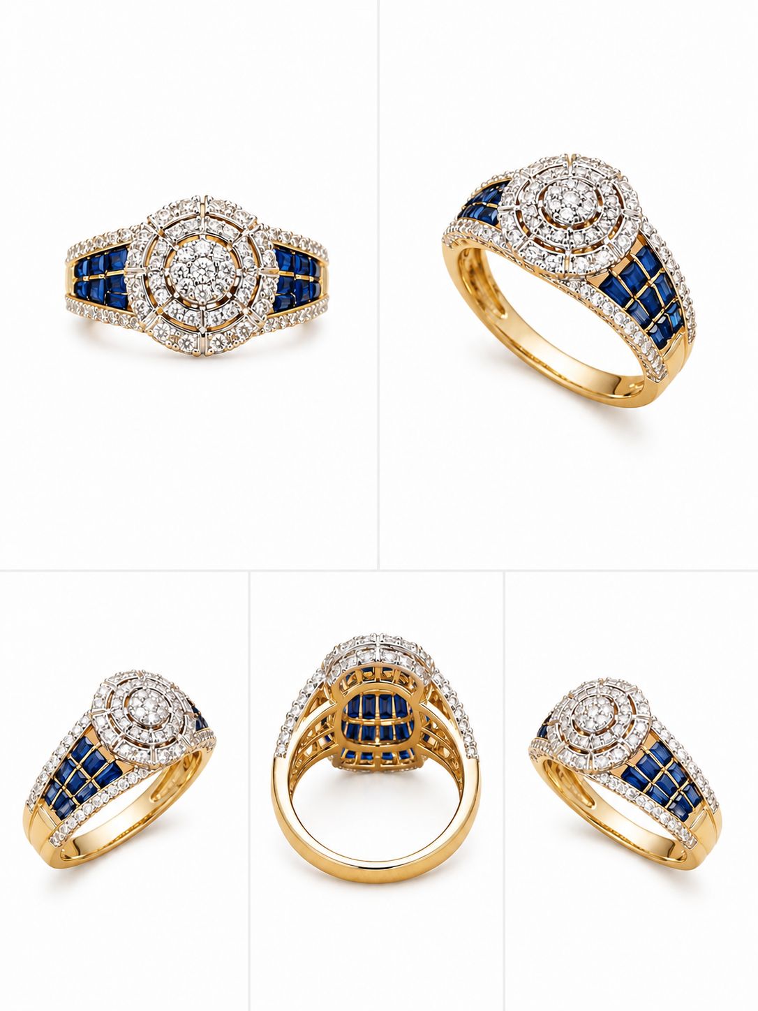 14KT NATURAL DIAMOND RING