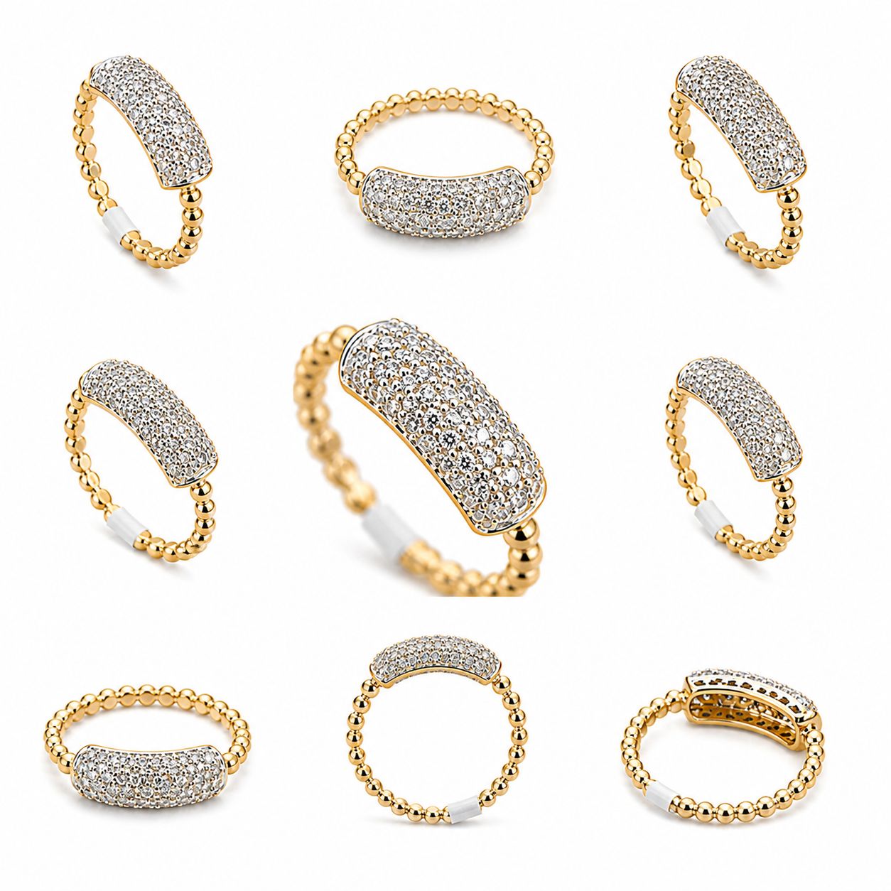 14KT NATURAL DIAMOND RING