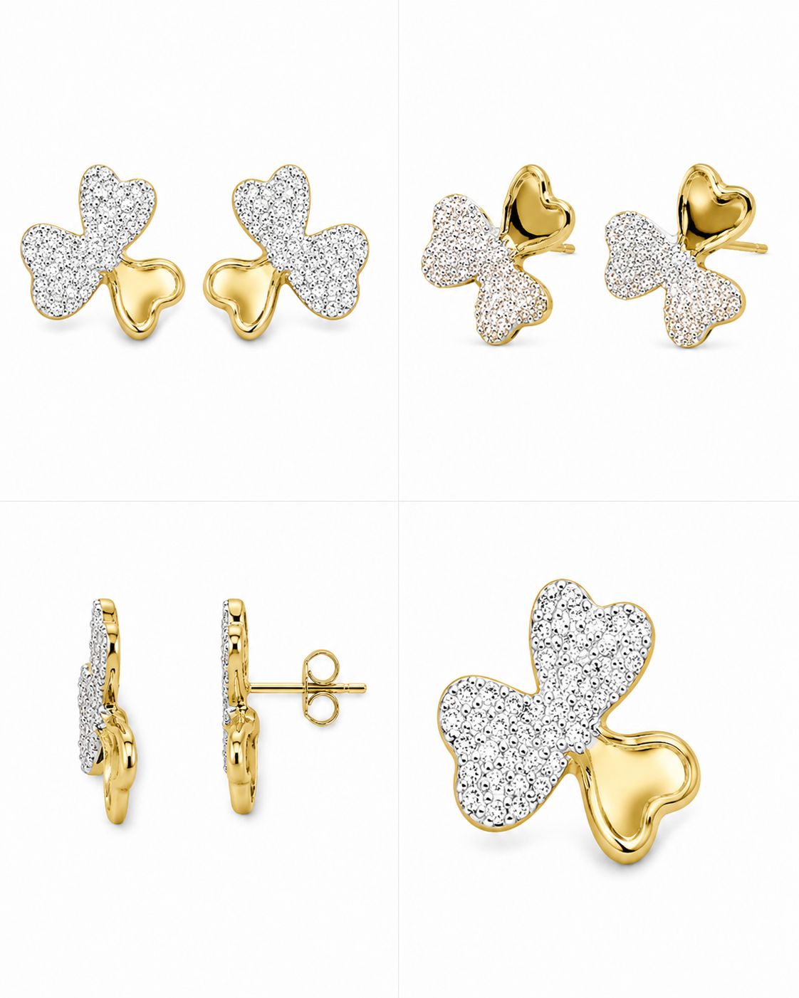 9KT NATURAL DIAMOND EARRING