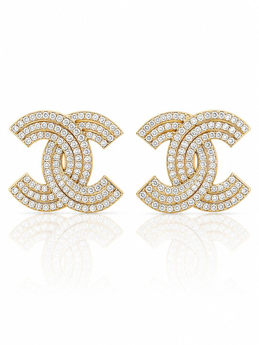 14KT NATURAL DIAMOND EARRING