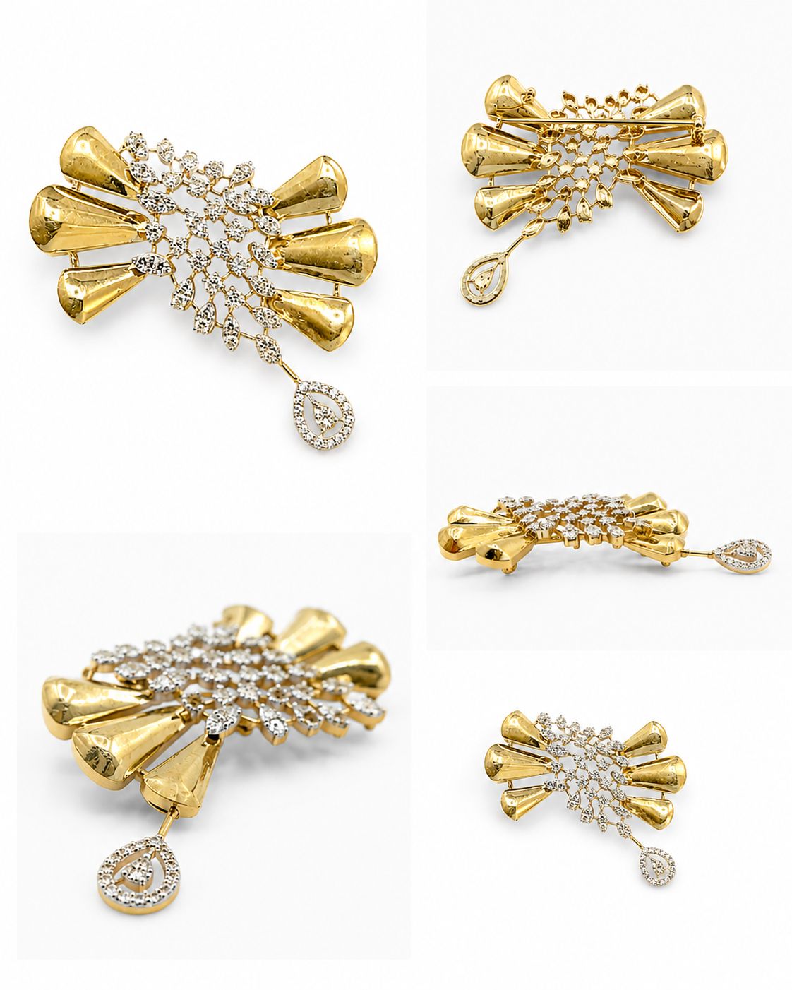 9KT NATURAL DIAMOND PENDANT