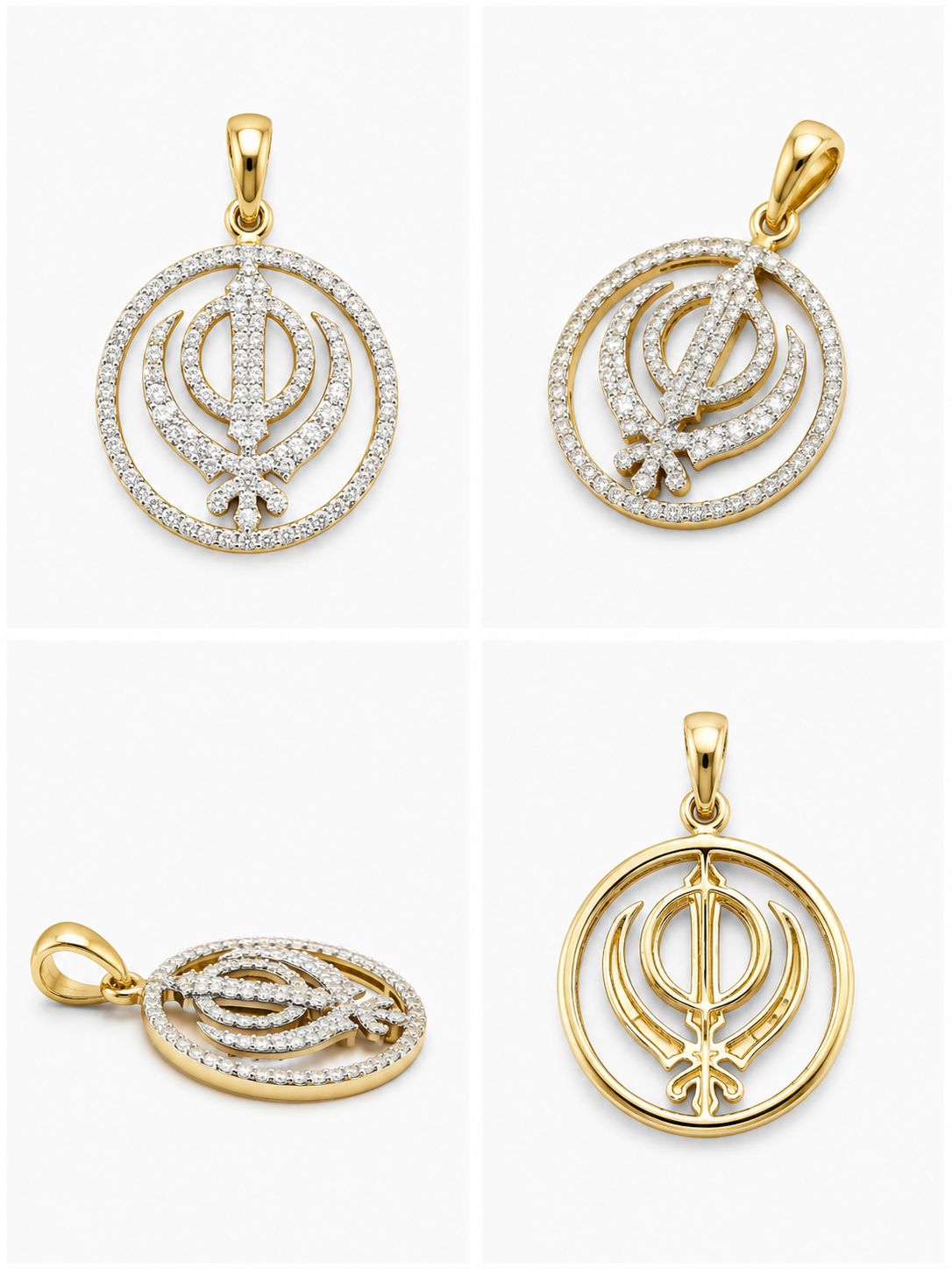 9KT NATURAL DIAMOND PENDANT