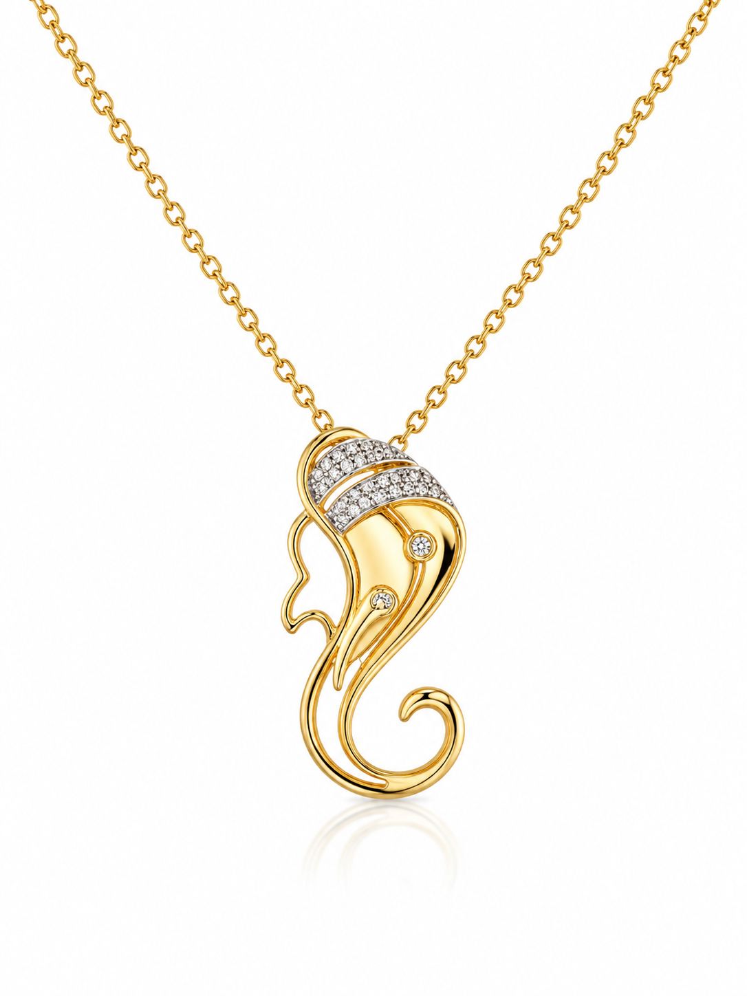 9KT NATURAL DIAMOND PENDANT