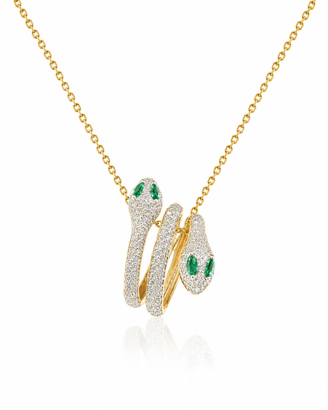14KT NATURAL DIAMOND PENDANT