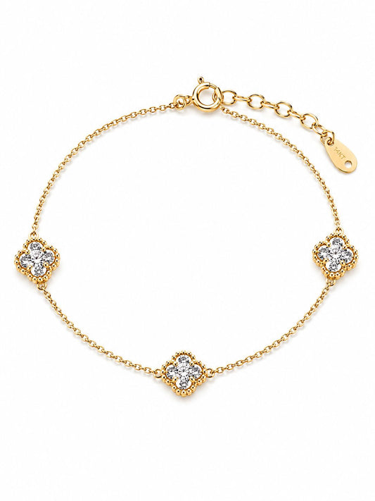 14KT NATURAL DIAMOND BRACELET