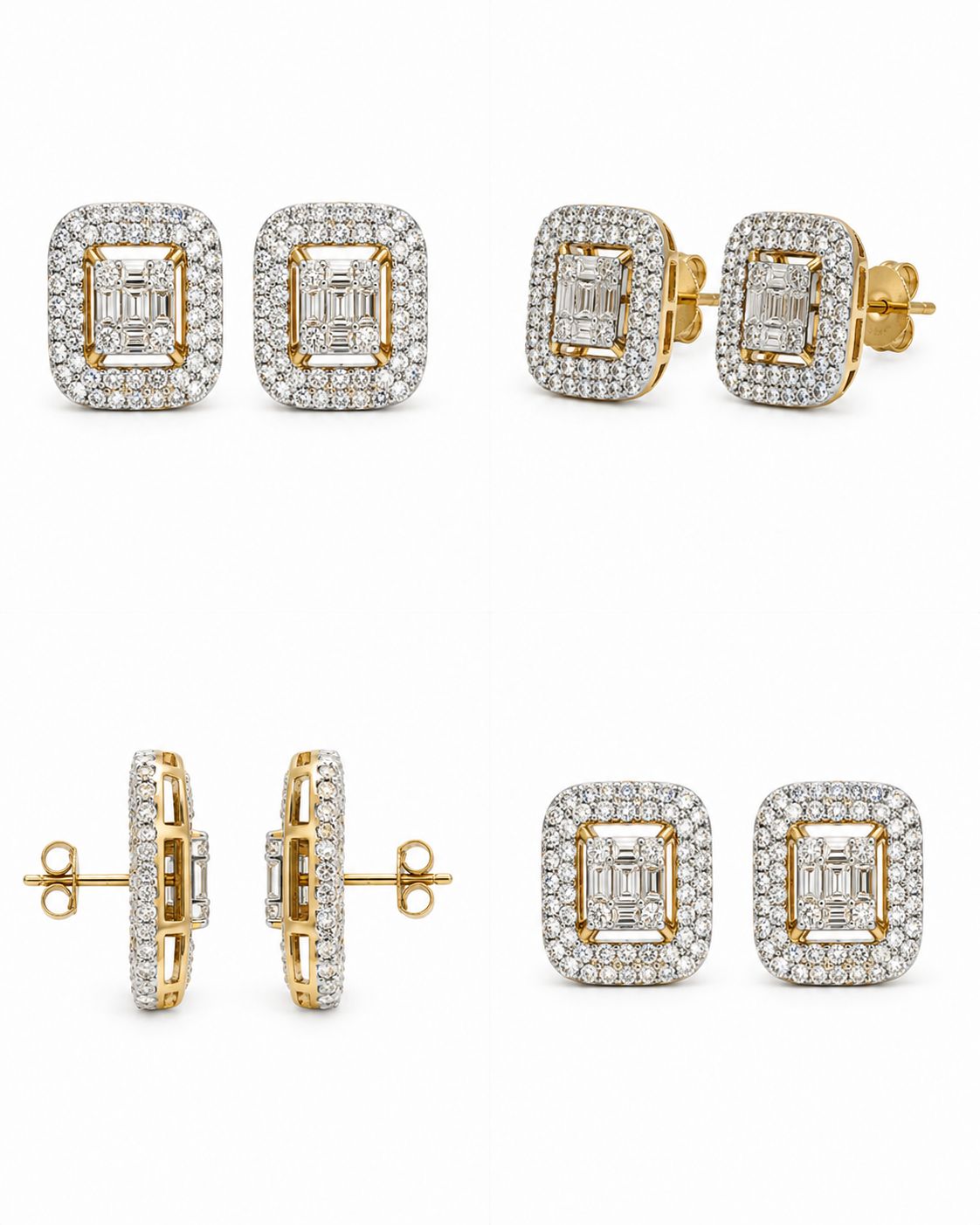 9KT LAB GROWN DIAMOND EARRING