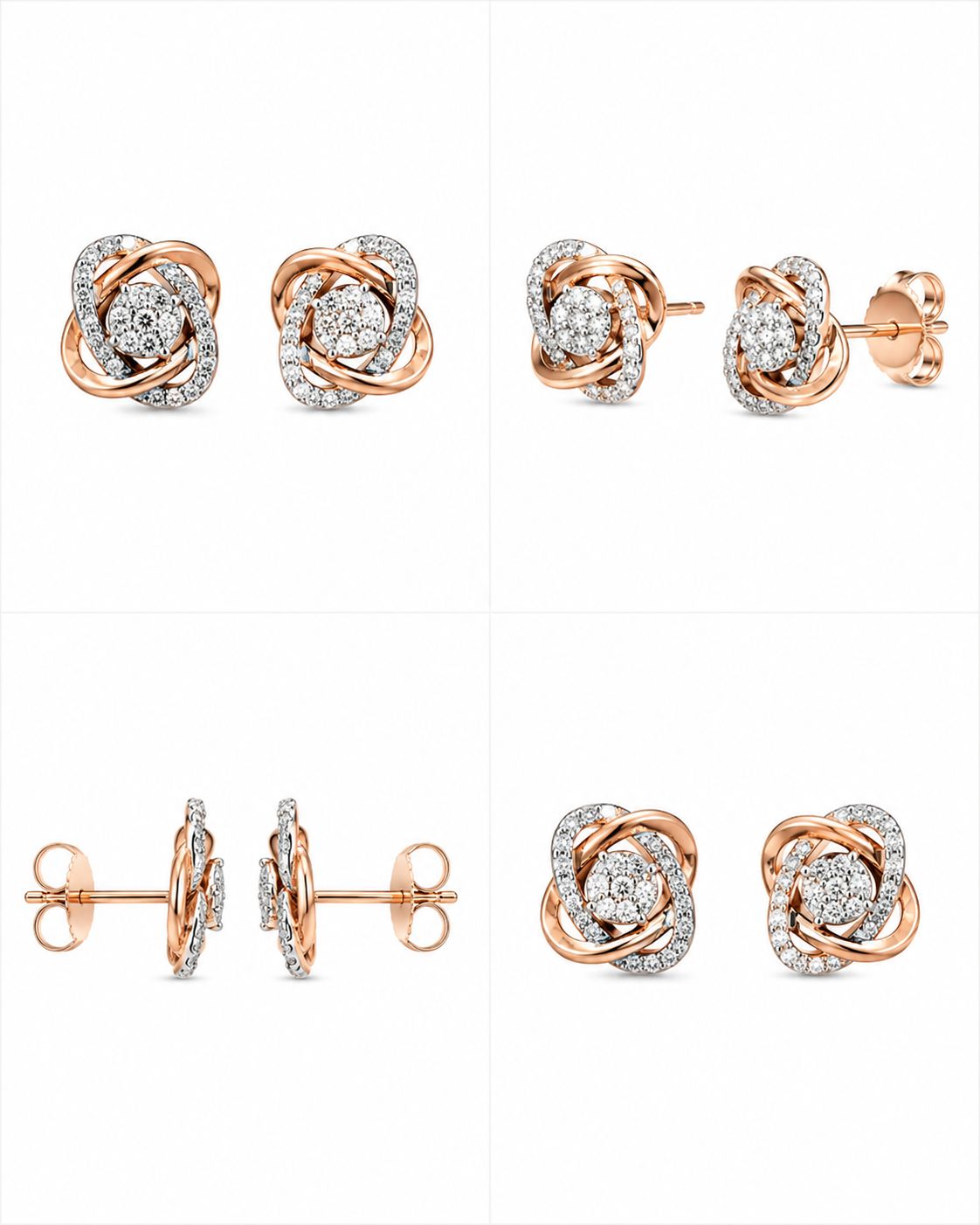 9KT LAB GROWN DIAMOND EARRING