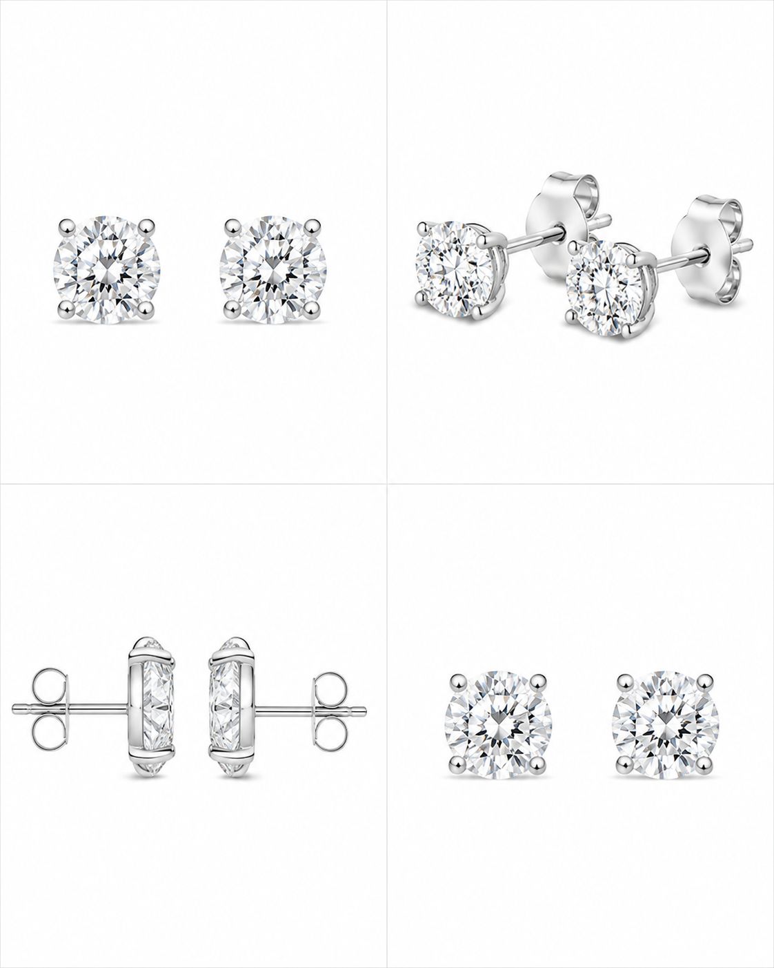 9KT LAB GROWN DIAMOND EARRING