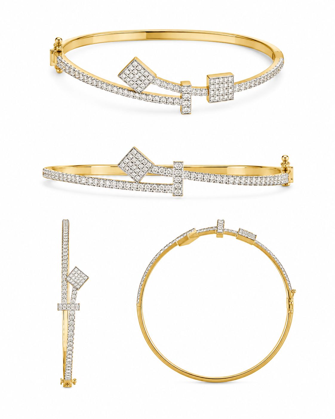 9KT LAB GROWN DIAMOND BRACELET