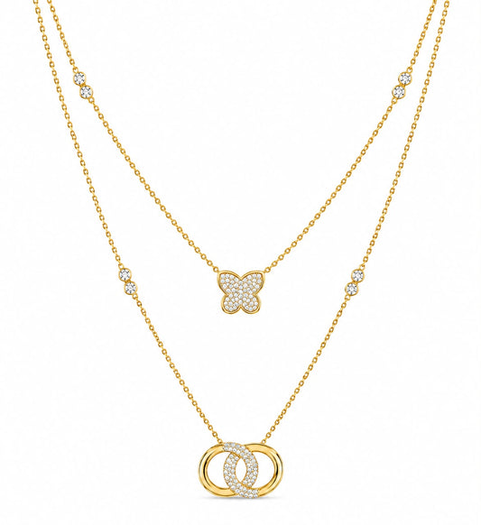 14KT NATURAL DIAMOND PENDANT