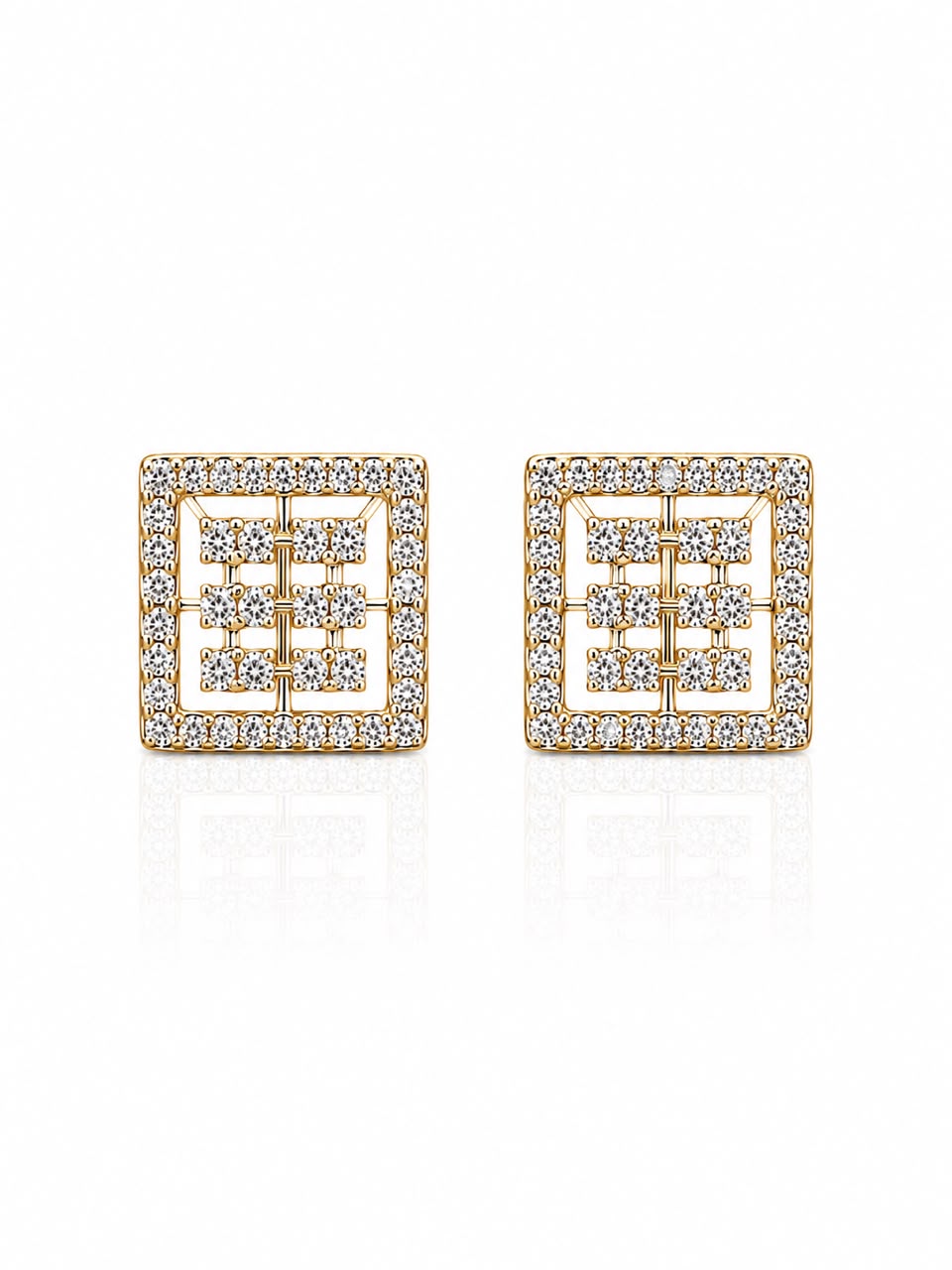 14KT NATURAL DIAMOND EARRING