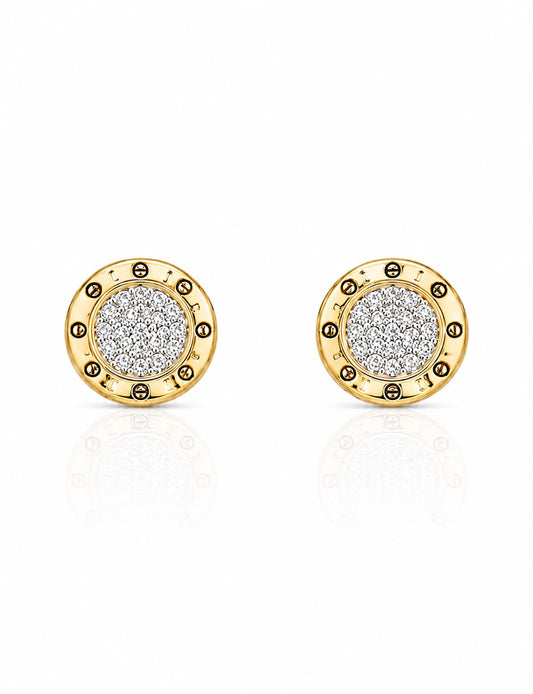 14KT NATURAL DIAMOND EARRING