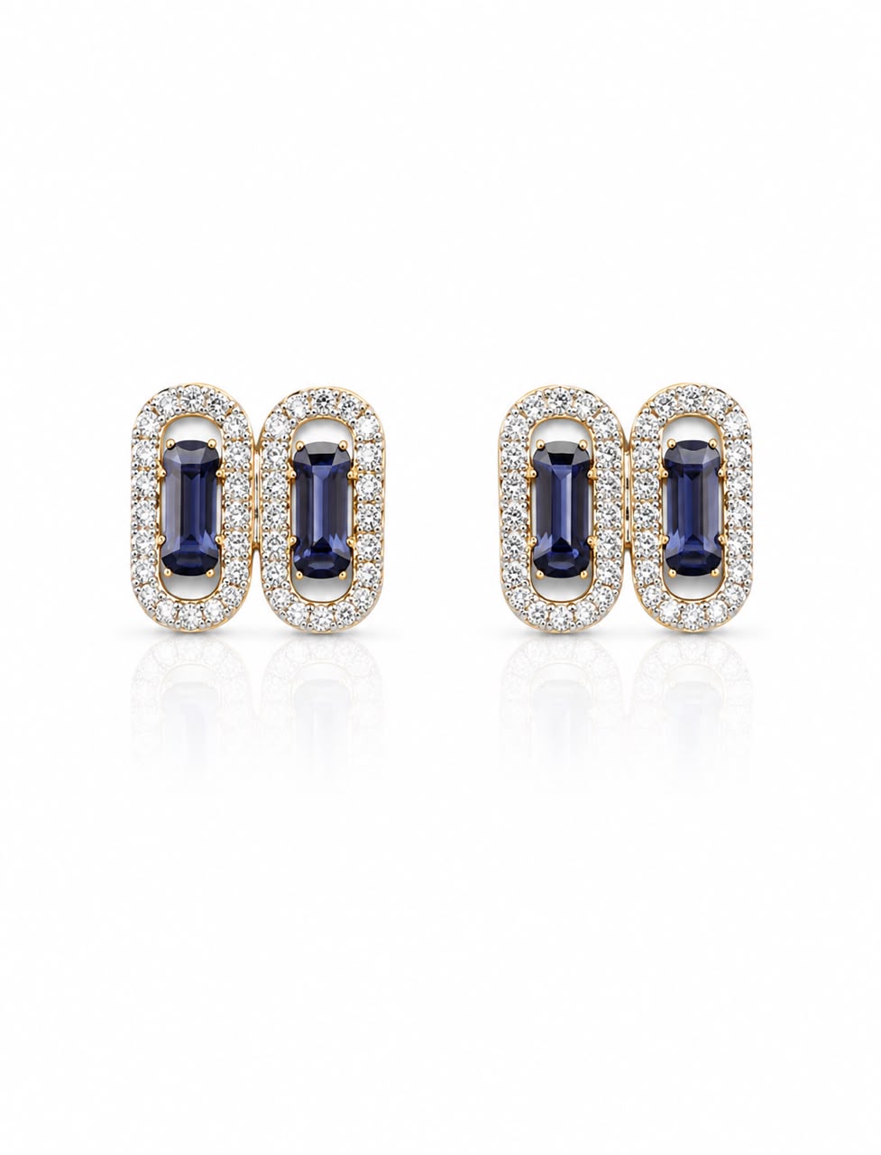 14KT NATURAL DIAMOND EARRING
