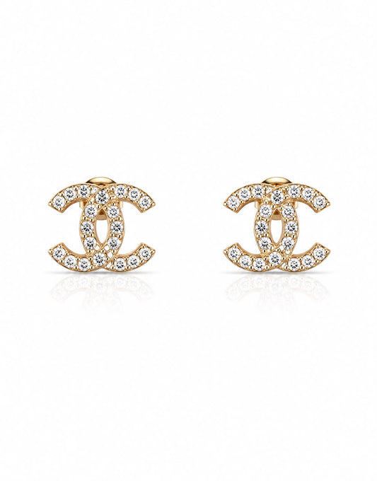 14KT NATURAL DIAMOND EARRING