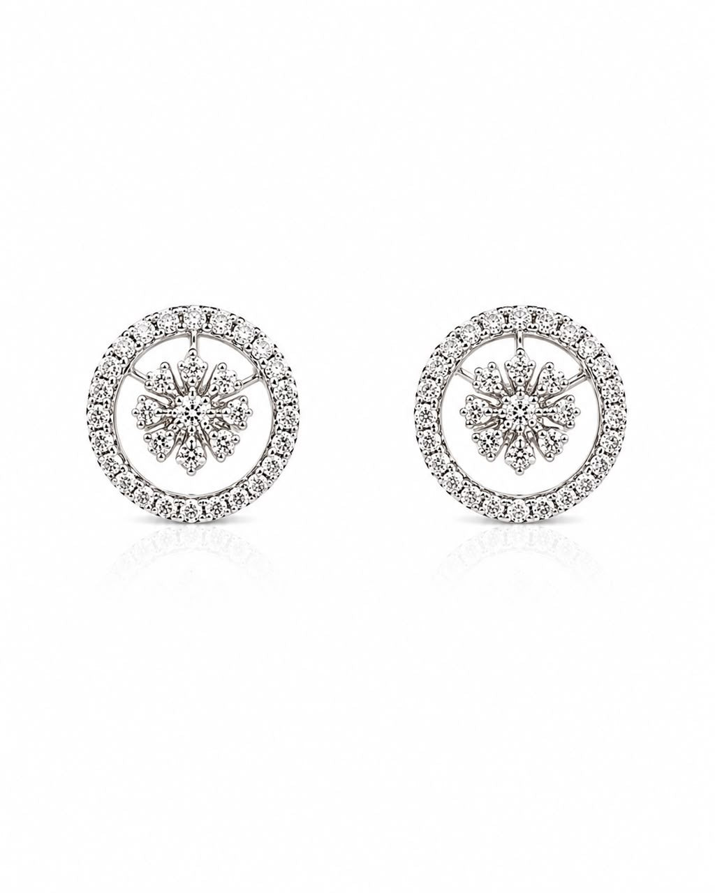 14KT NATURAL DIAMOND EARRING