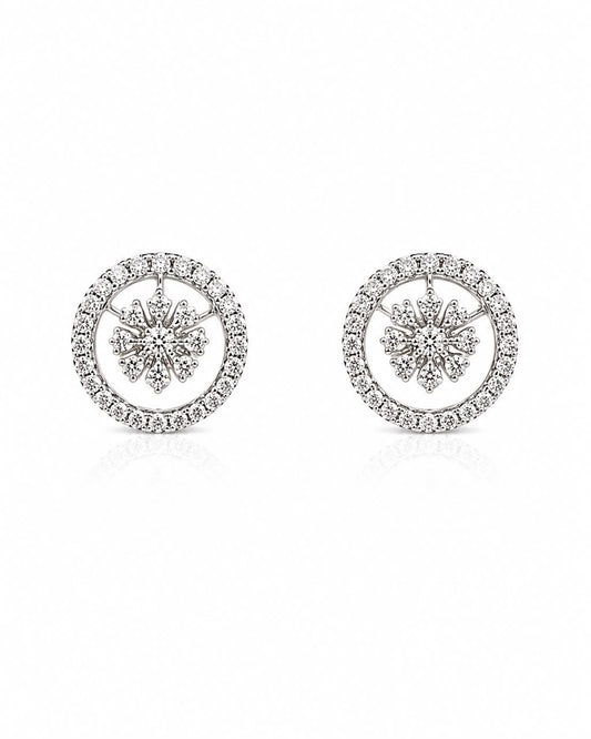 14KT NATURAL DIAMOND EARRING
