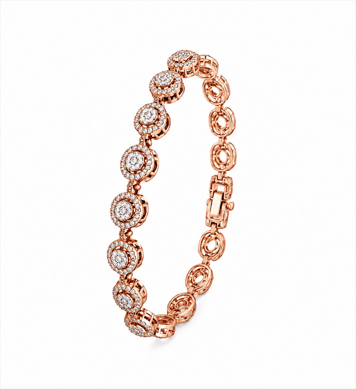 9KT NATURAL DIAMOND BRACELET