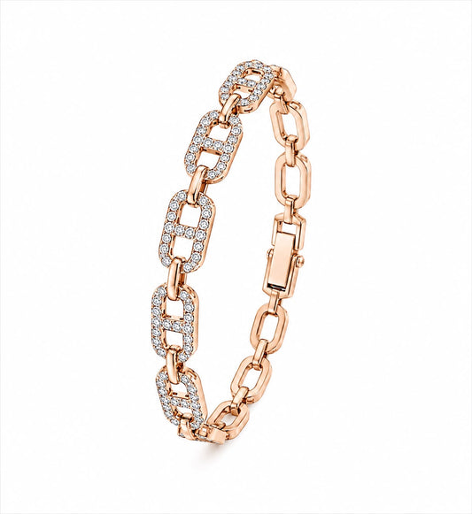 9KT NATURAL DIAMOND BRACELET