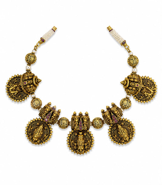 925 SILVER ETHNIC NECKLACE
