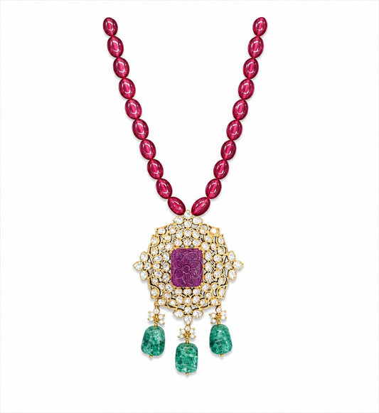 925 SILVER ETHNIC NECKLACE
