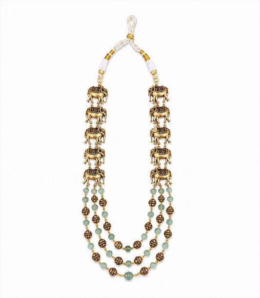 925 SILVER ETHNIC NECKLACE